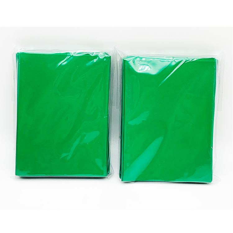 Lenayuyu 600pcs PROTECTOR Card Sleeves green 66mm*91mm Matte
